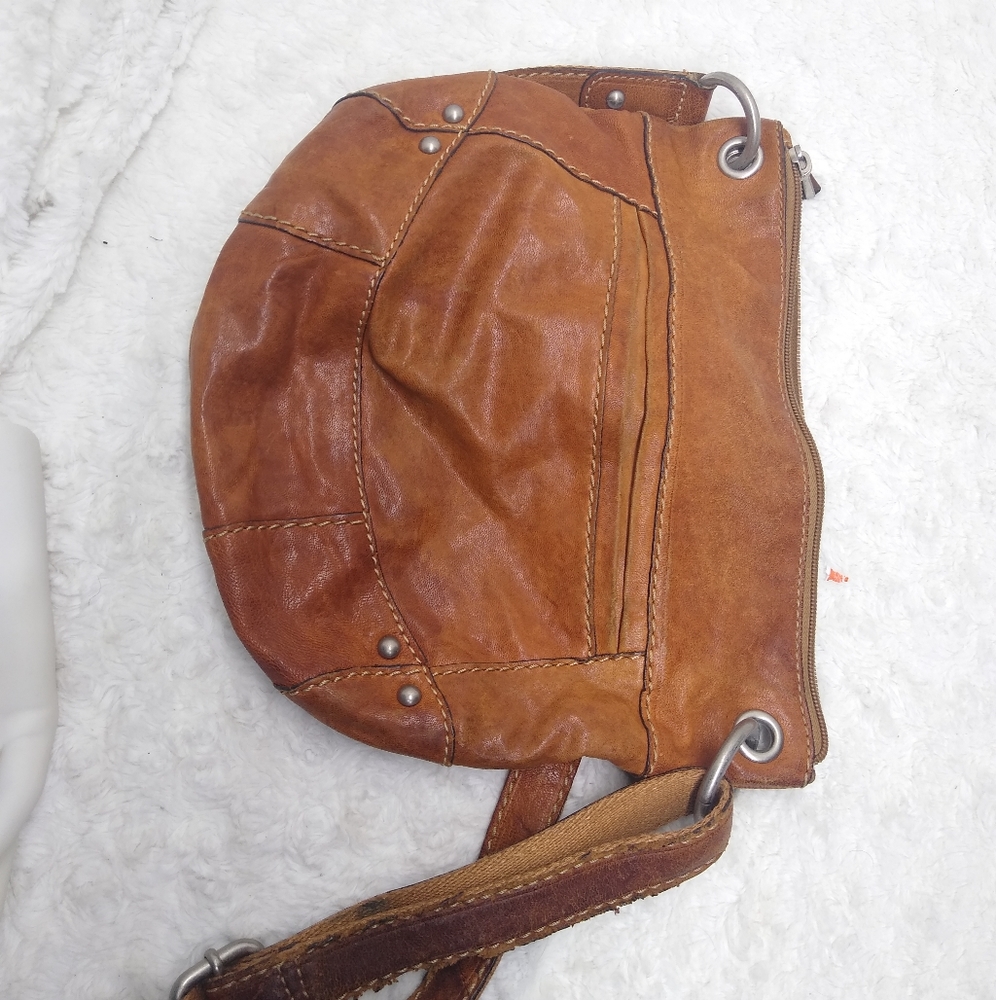 Vintage Leather Fossil bag - Picture 6 of 9
